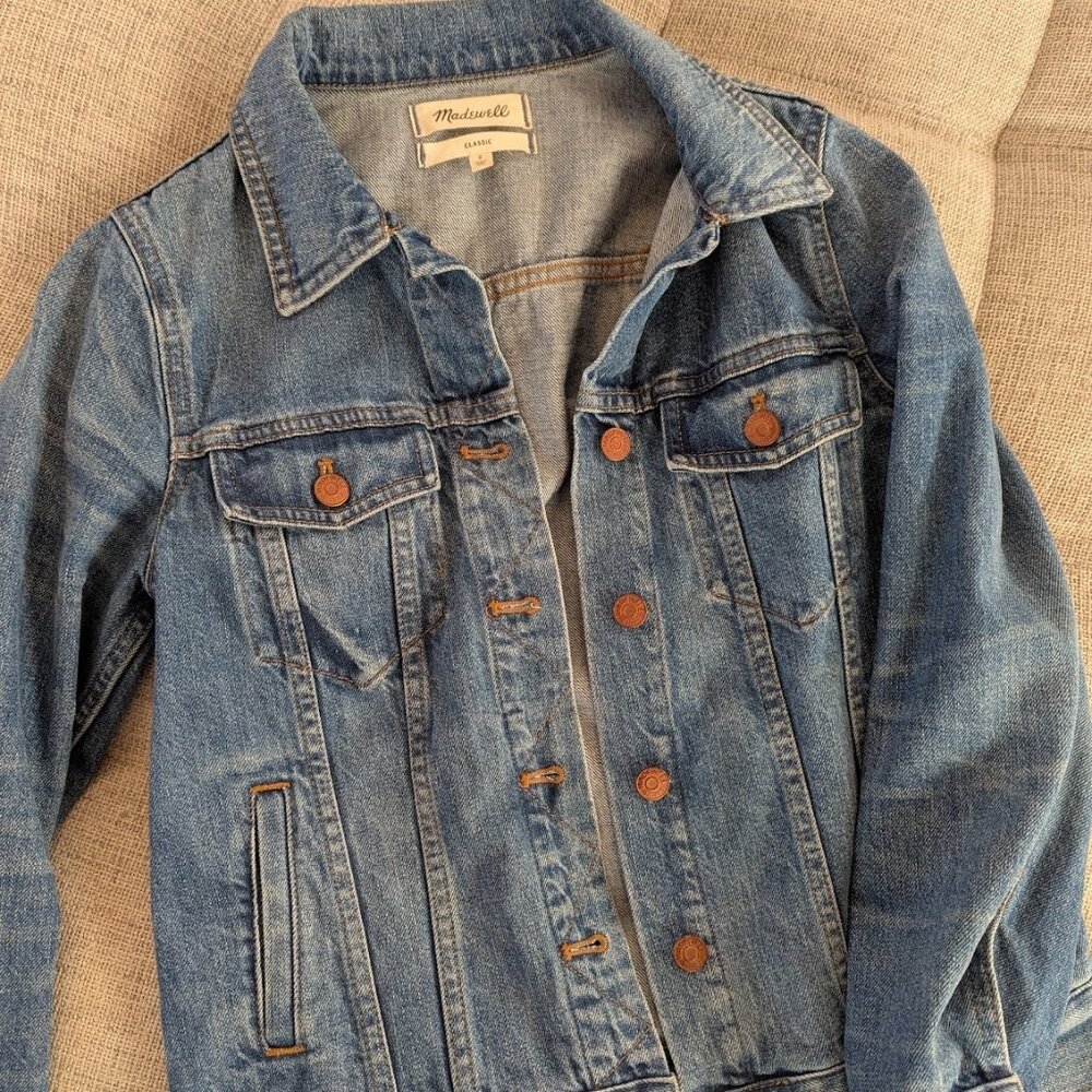 Madewell Classic Jean Jacket Pinter Wash Sz S NWOT